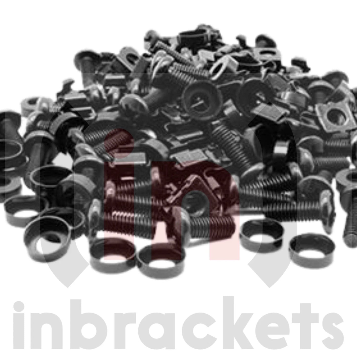 Black Cage Nuts Bolts Screws Washers for 19" Data Cabinet Rack Mount m6 50 / 100