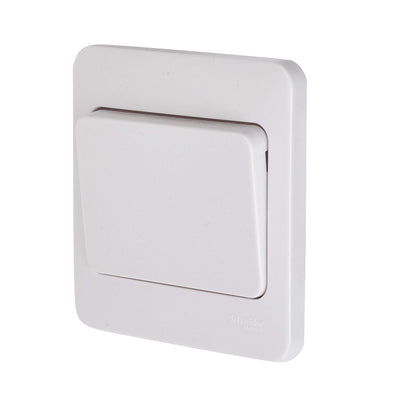 Light Switch Wide Rocker Swith Schneider Electric Lisse White Moulded GGBL1012W