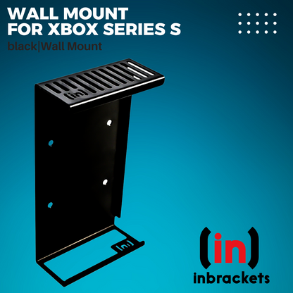 XBOX SERIES S WALL MOUNT BRACKET - BLACK STEEL