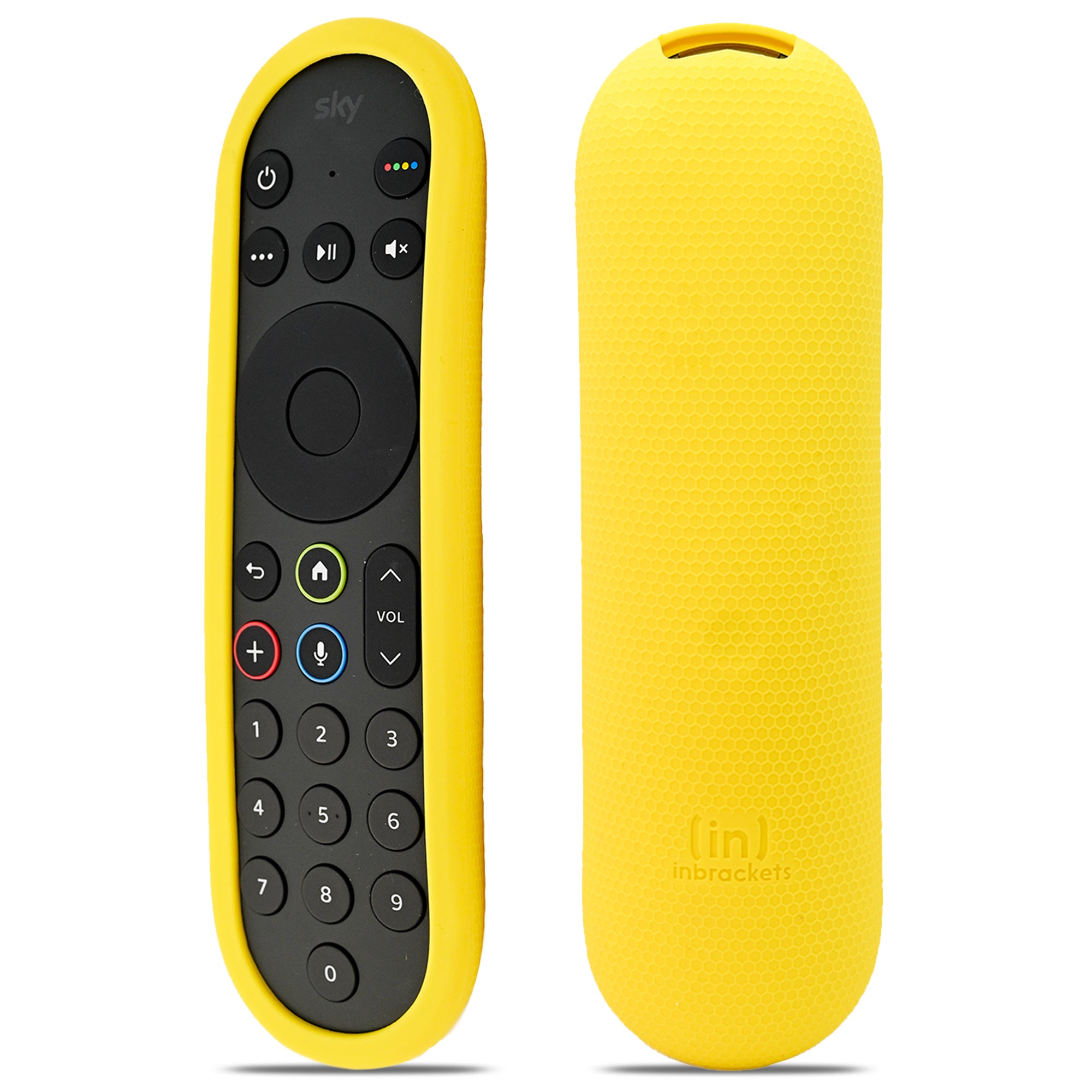 Sky Glass Remote Control COVER Yellow – Inbrackets