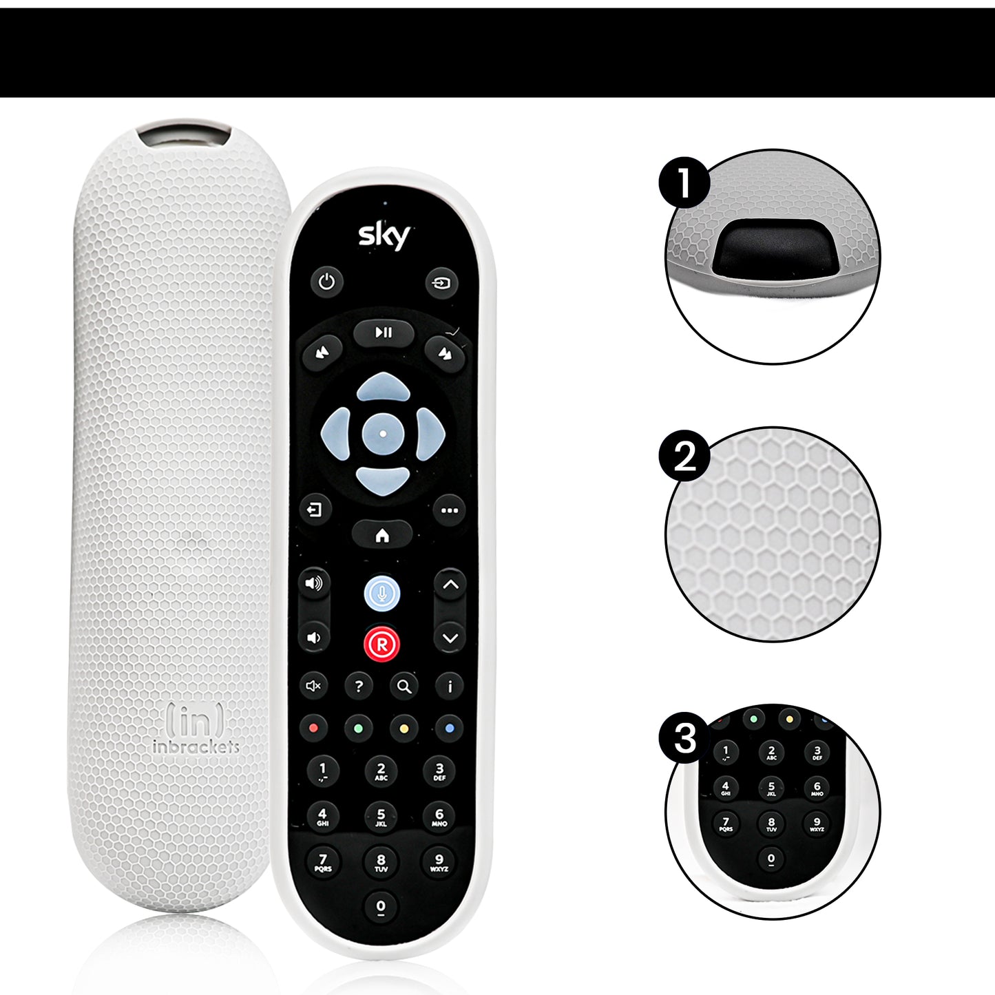 Sky Q Remote Cover Protective Case Grey