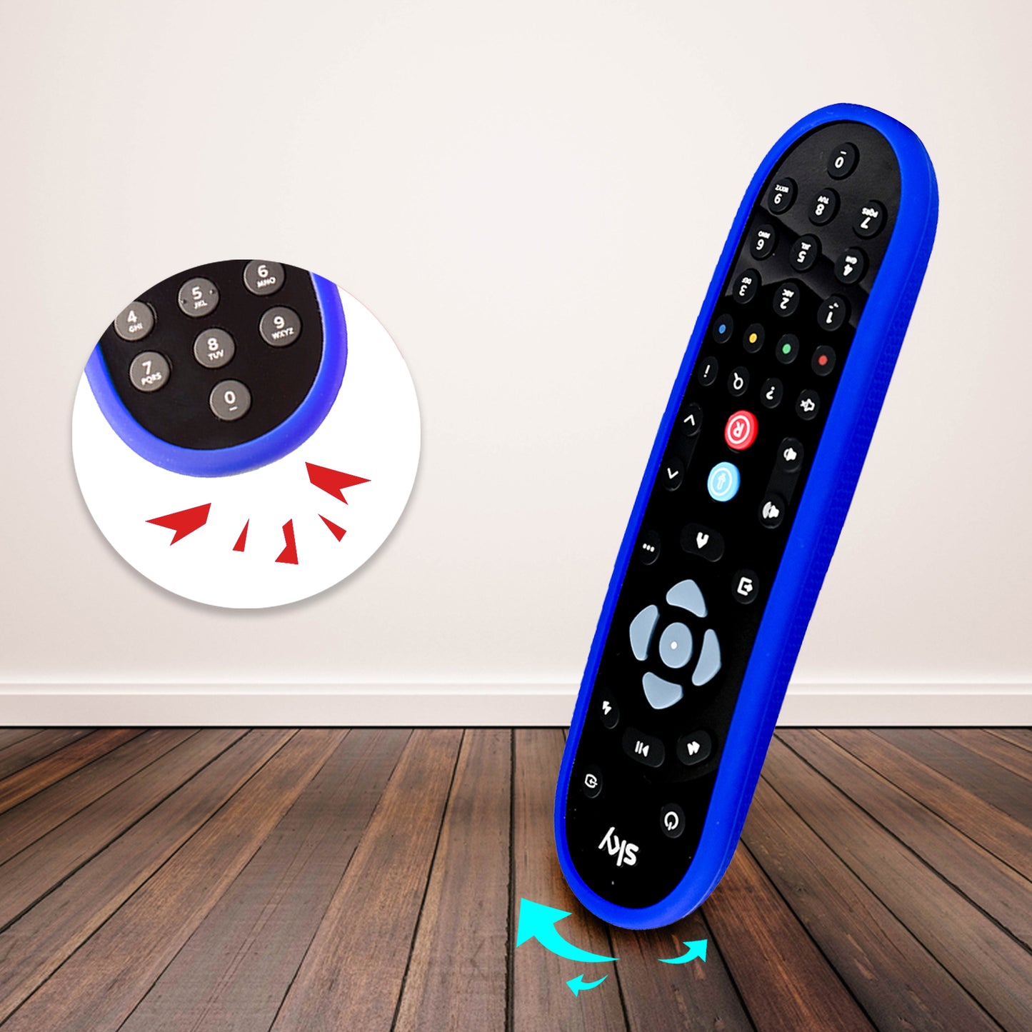 Sky Q Remote Control COVER Blue