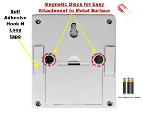 LED STICK ON / MAGNETIC BATTERY WALL LIGHT SWITCH NIGHTLIGHT SHED CLOSET BRIGHT