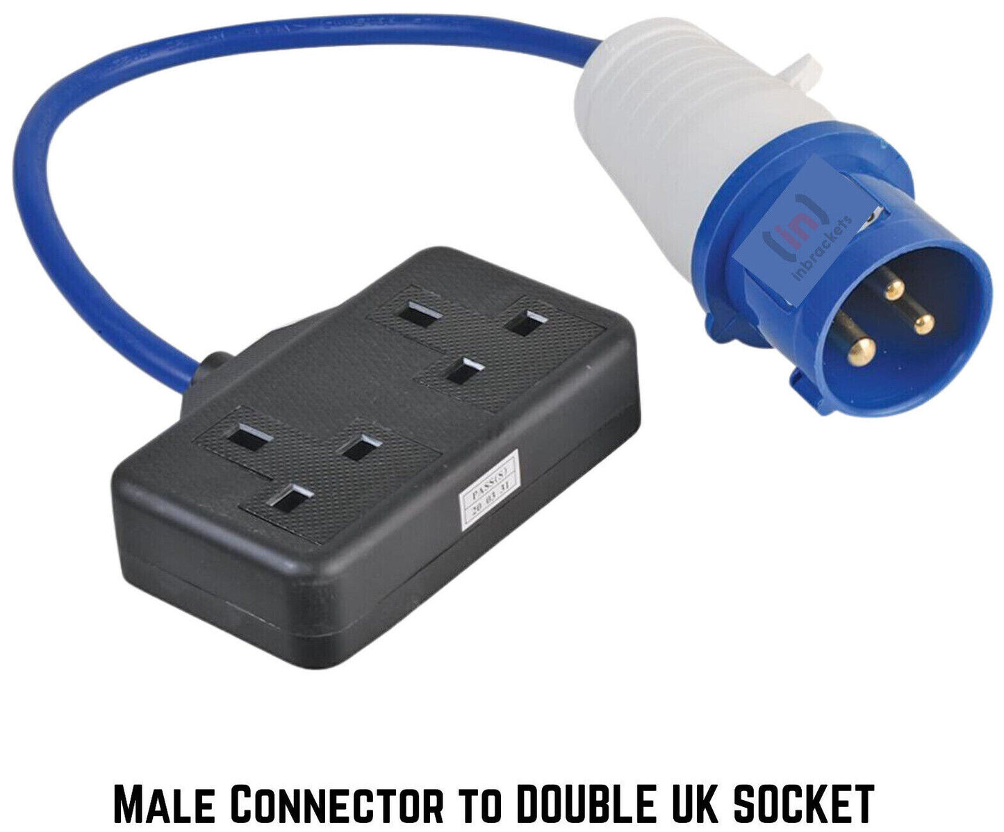 Caravan Hook Up Adapter UK Mains Conversion Plug socket Connector Lead Campervan