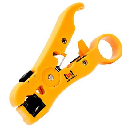 Compression Tool Coaxial cable Stripper Crimper 20 Connectors ct100 RG6 wf100 UK