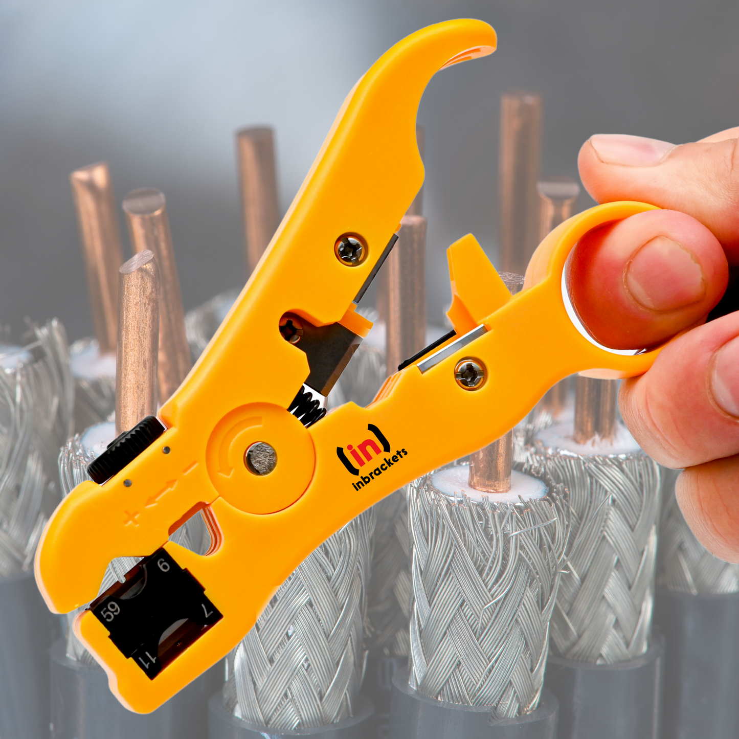 Compression Tool Coaxial cable Stripper Crimper 20 Connectors ct100 RG6 wf100 UK