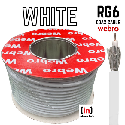 WEBRO RG6 Satellite Digital TV Aerial Coax Cable