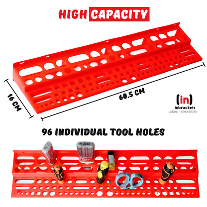 Tool Storage Rack Tool organiser Garage Store wall mounted 96 tool holder Hanger