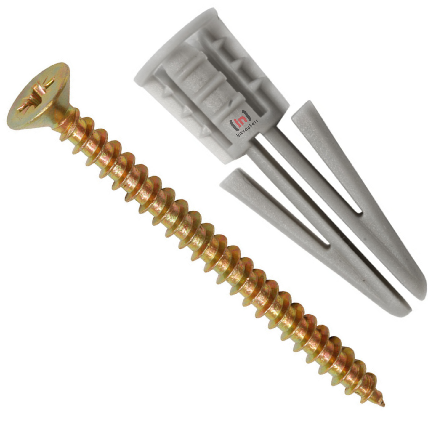 Plasterboard Fixings with Screws Plasterboard Plugs Screws Cavity Wall Raw Plug