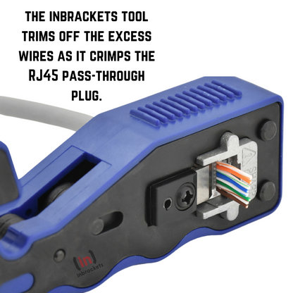 RJ45 Pass Through Crimping Tool  EZ Cat5e Cat6 Ethernet