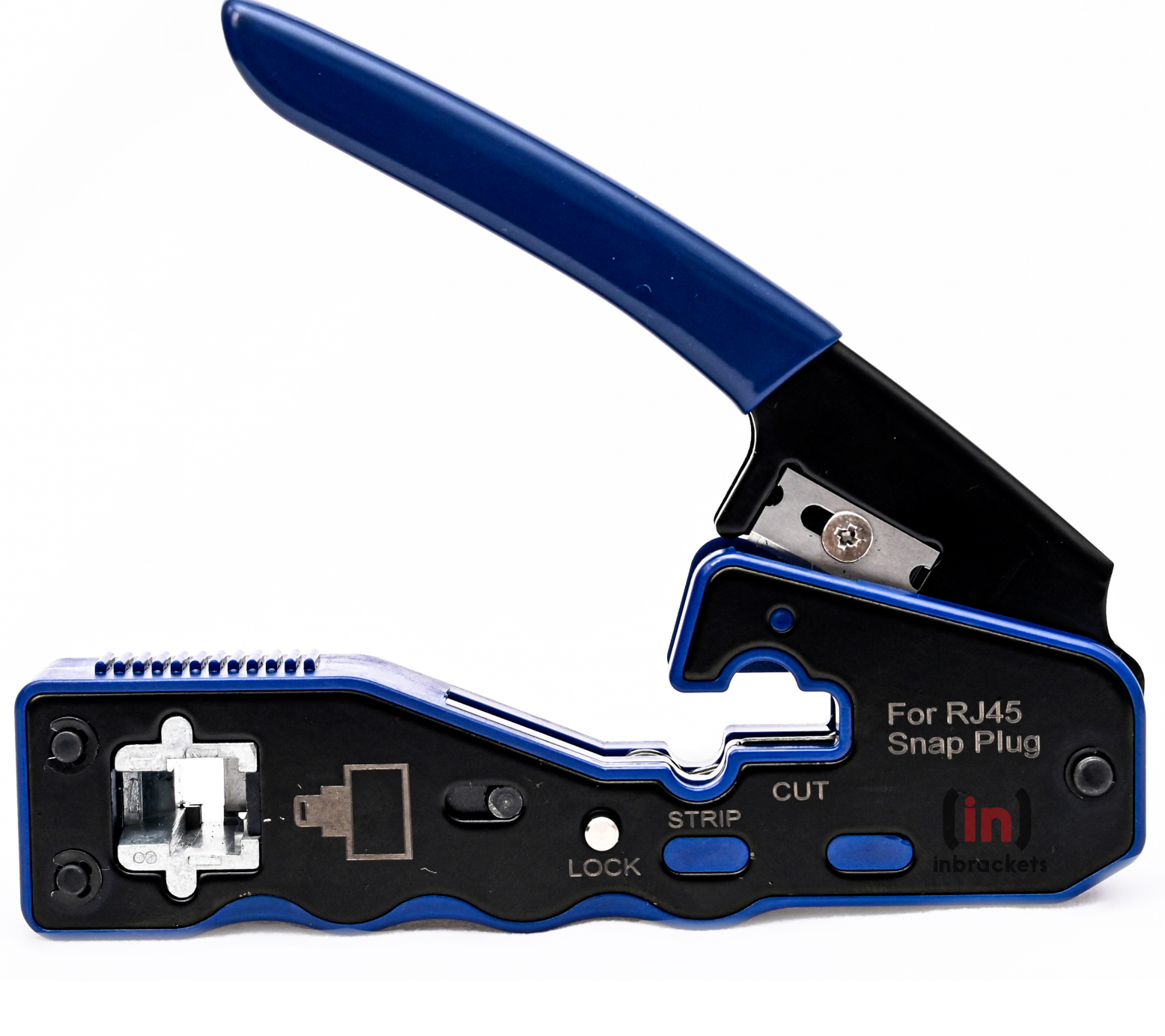 UKLL-Rj45 Crimp Tool Kit Pass Through And Standard Cat6 Cat6A Cat5 Cat5e Rj45 Crimping Tool 50pcs Rj45 Cat6 Pass Connectors 20pcs Covers 1 Network Cable Tester 2