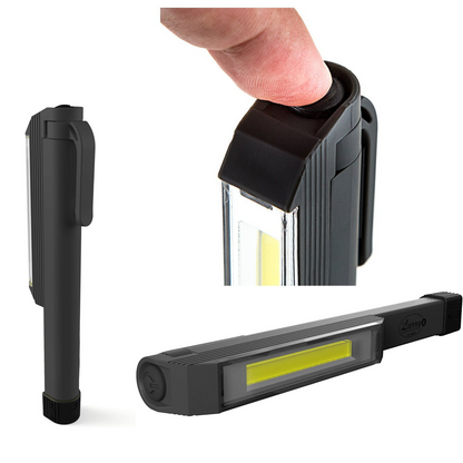 Worklight Torch Nebo Larry Flashlight Cob LED 170 Lumens 6327 Black PACK OF 2