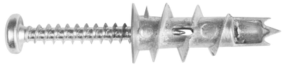 PLASTERBOARD Plugs METAL SELF DRILL fixings  INC SCREWS For hollow CAVITY WALL